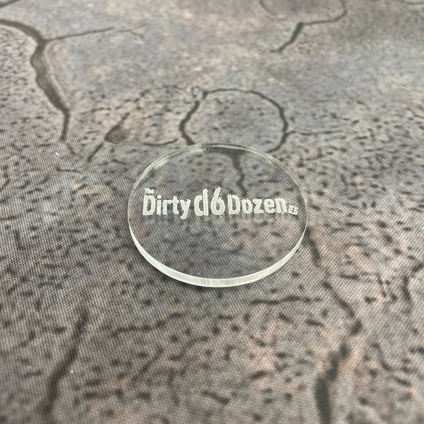 Dirty D6 Dozen Wargaming Objective Markers