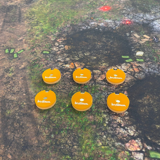 Dirty D6 Dozen wound markers
