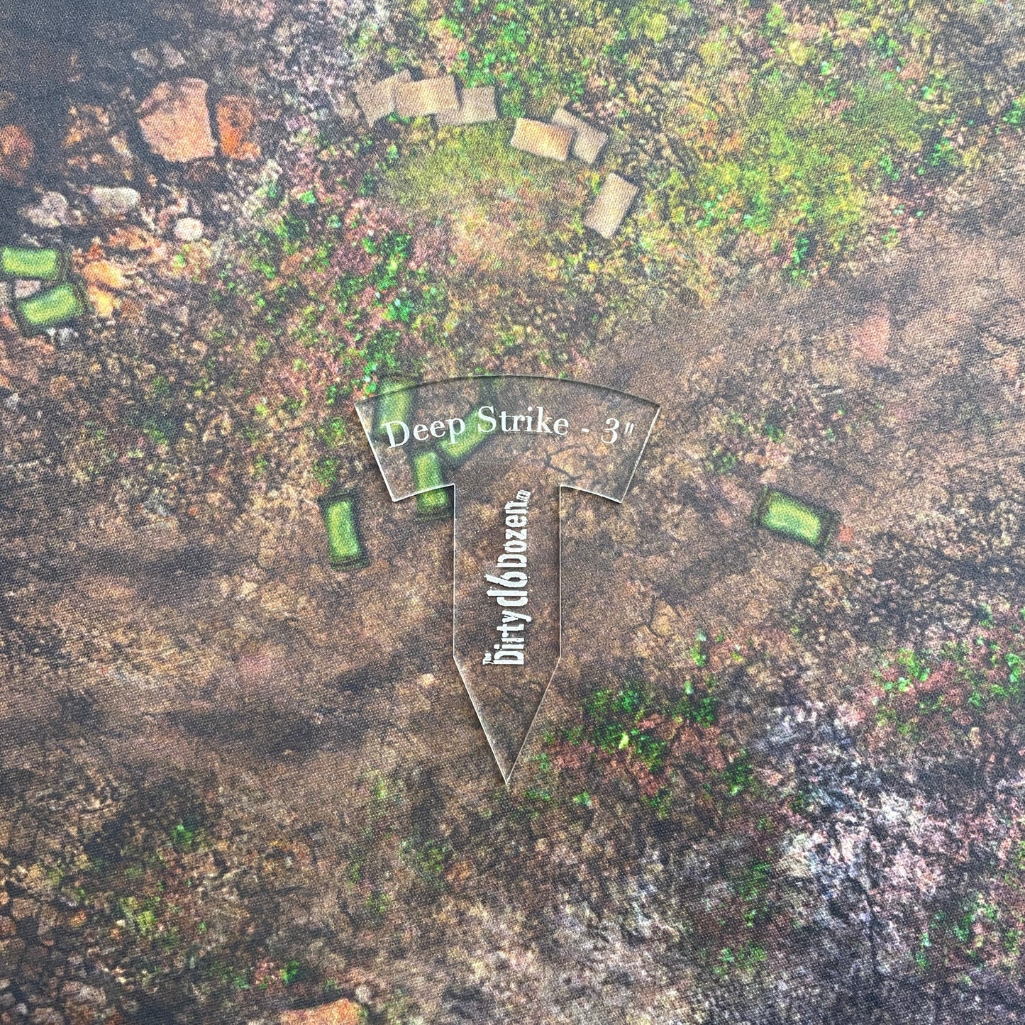 Dirty D6 Dozen Deep Strike Marker 3 Inches