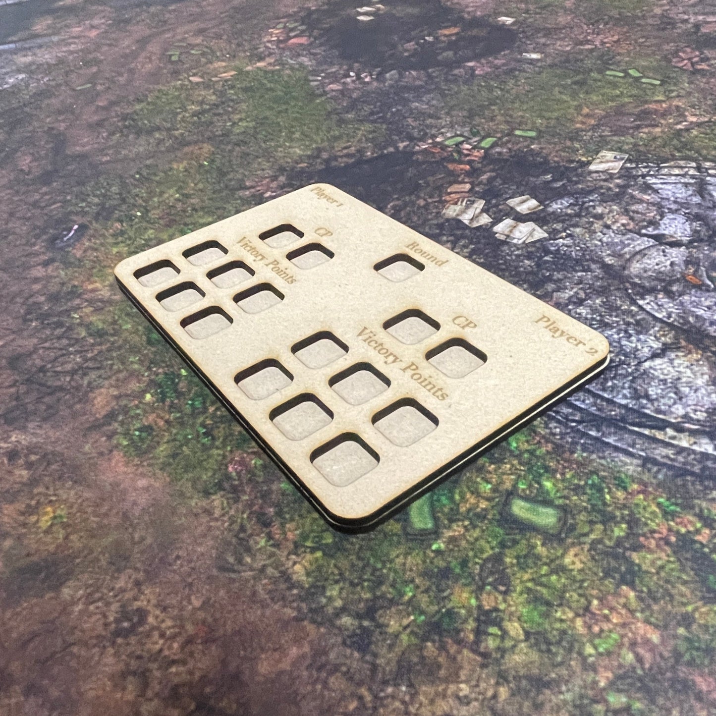Wooden Tabletop Wargame Tracker