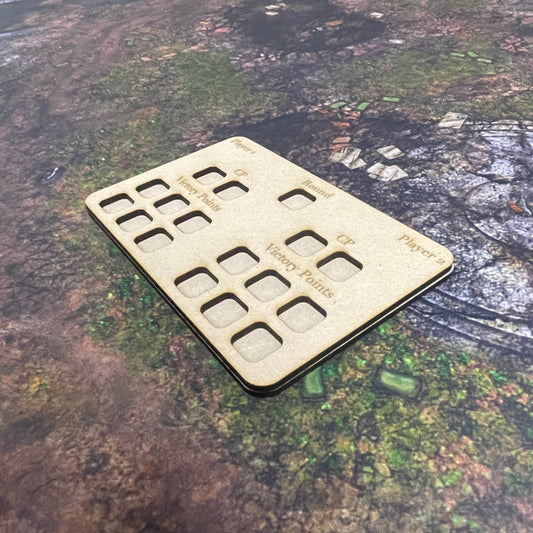 Wooden Tabletop Wargame Tracker