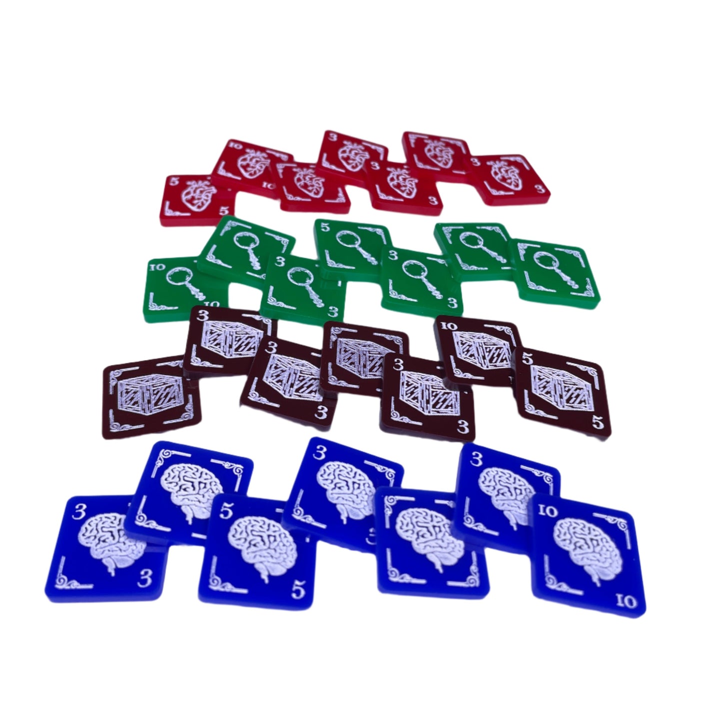 Acrylic Arkham Horror the card game LCG acrylic tokens Single Investigator Pack