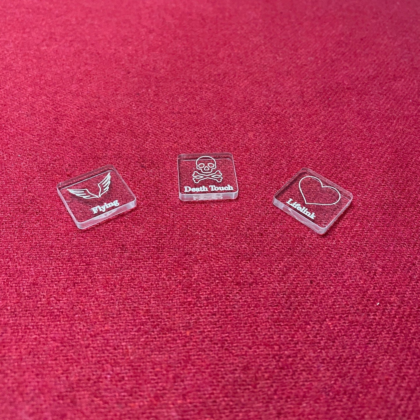 Acrylic Magic the Gathering MTG keyword/ability counters