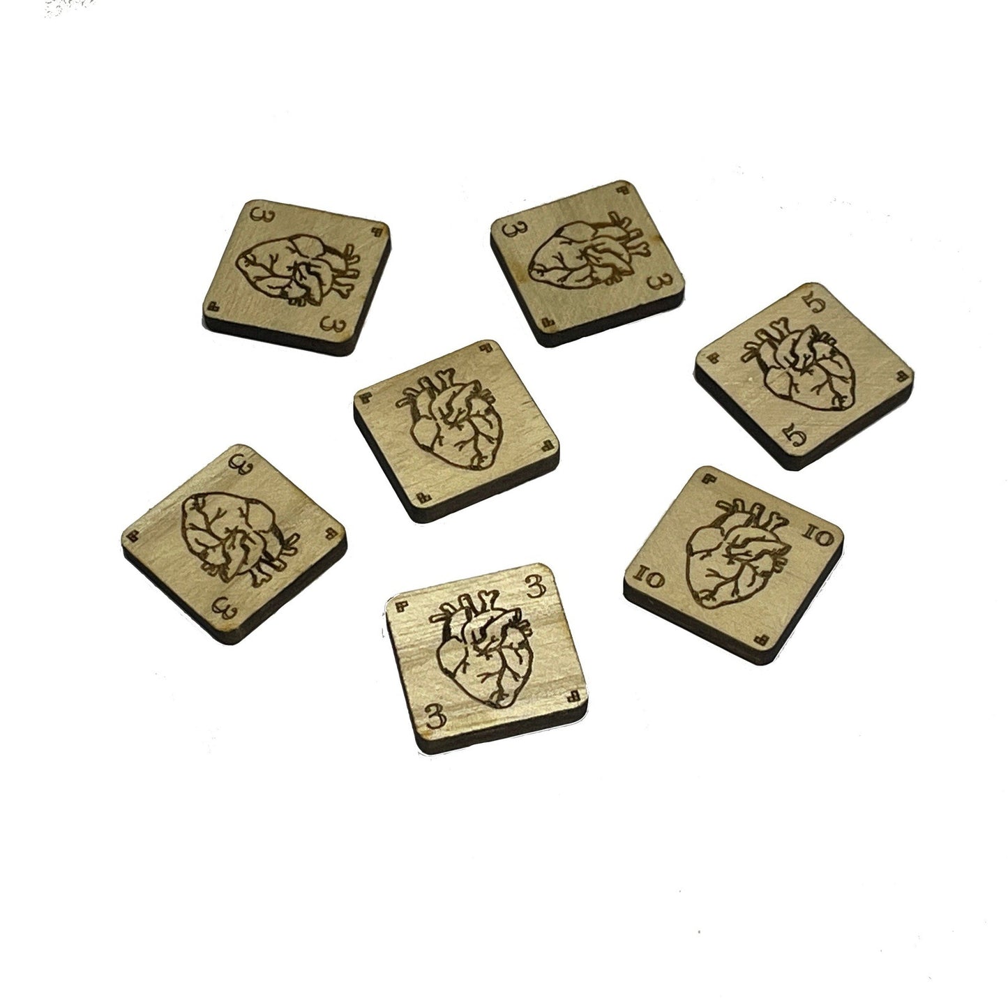 Wooden Arkham Horror LCG Health Player Pack