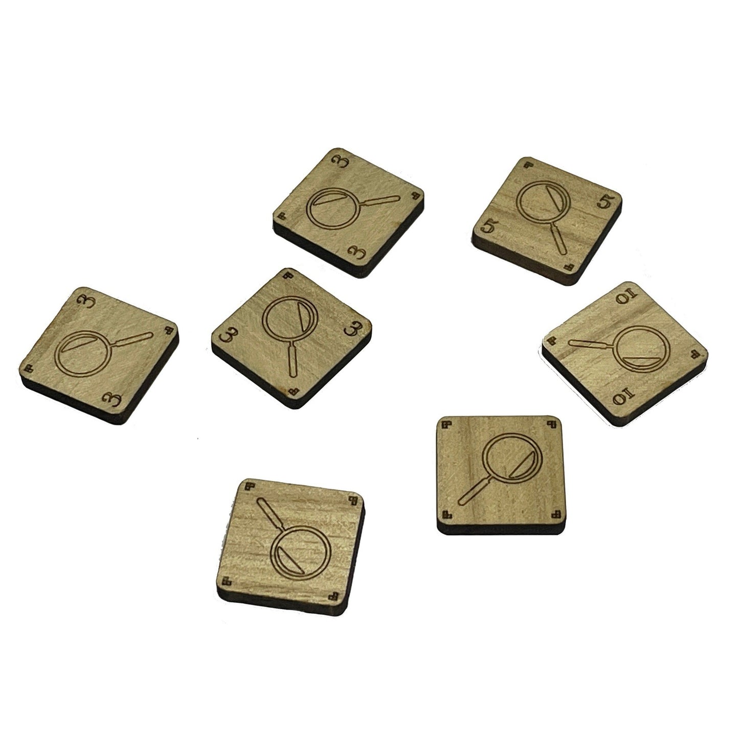 Wooden Arkham Horror LCG Clue Player Pack