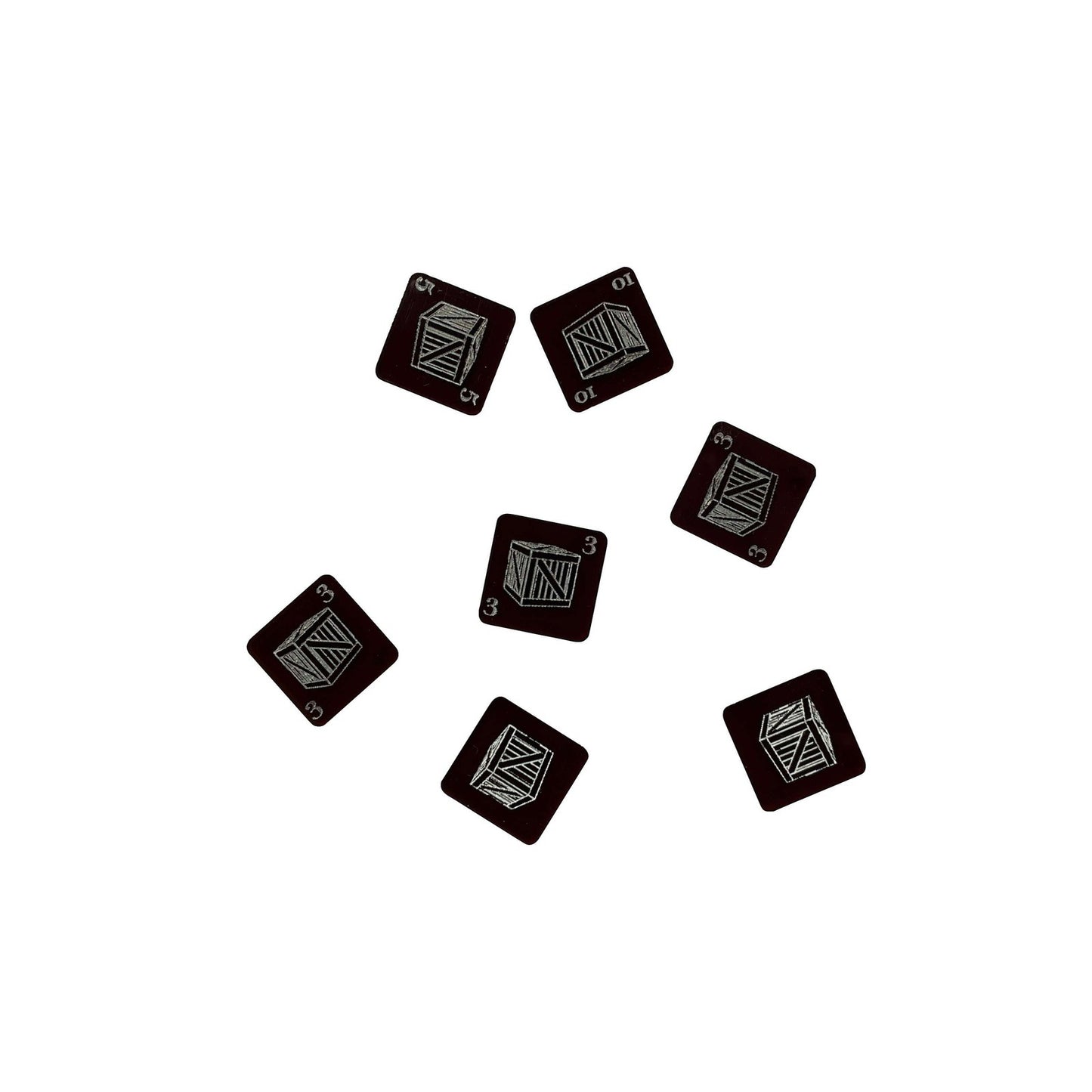 Transparent acrylic Arkham Horror LCG resource investigator pack - Board Games - Gaming Haven - Gaming Haven