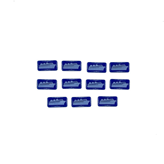Eldritch Horror acrylic ship ticket set - Board Games - Gaming Haven - Gaming Haven