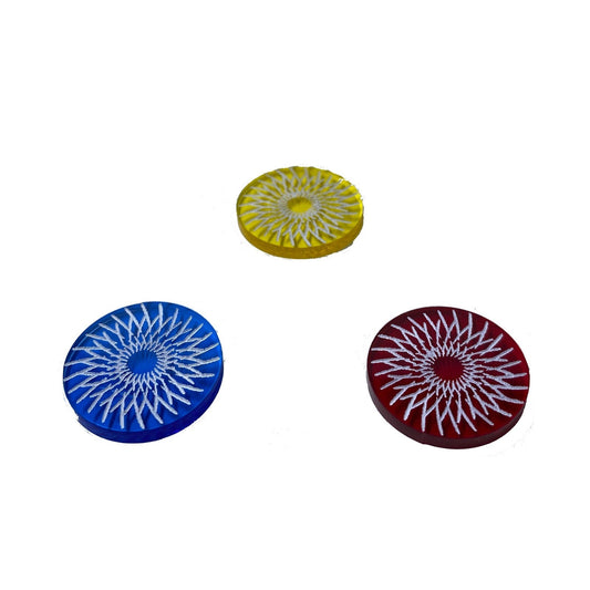 Cthulhu: Death May Die acrylic gate tokens