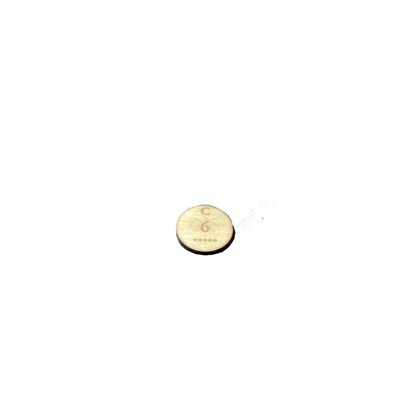 Catan wooden number tokens