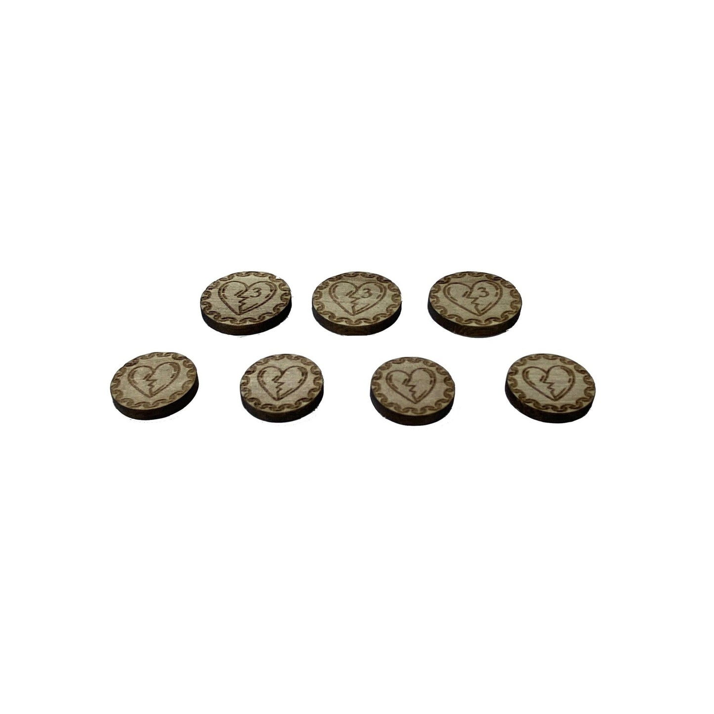 Cthulhu: Death May Die Wooden wound tokens