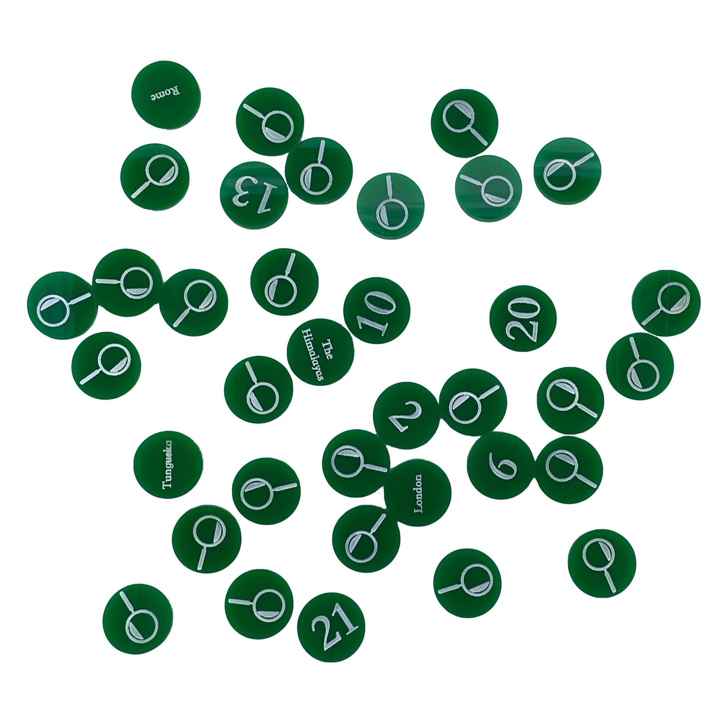 Eldritch Horror acrylic clue tokens - Board Games - Gaming Haven - Gaming Haven