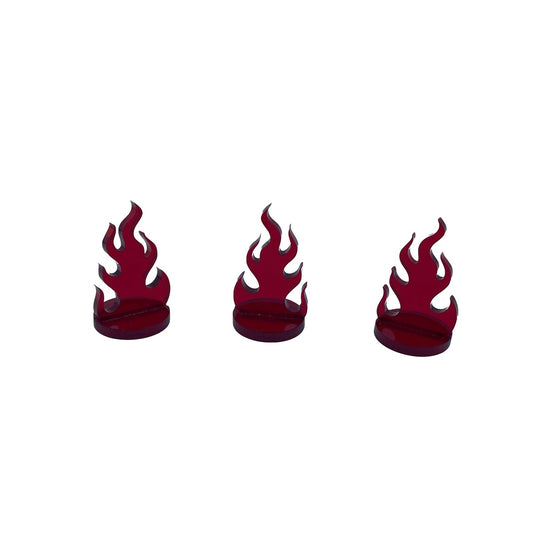 Mansions of Madness acrylic fire standing tokens - Board Games - Gaming Haven - Gaming Haven