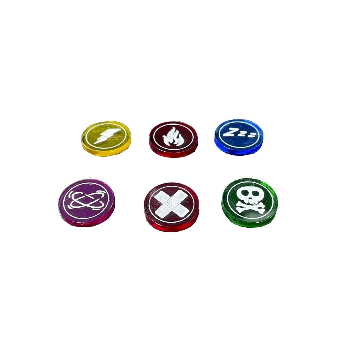 Pokemon condition tokens