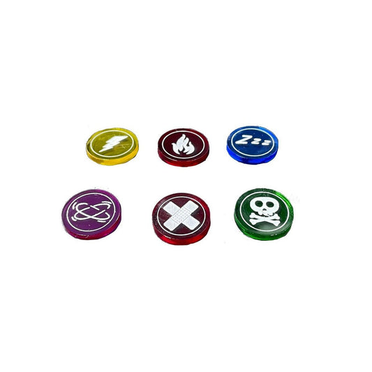 Pokemon condition tokens