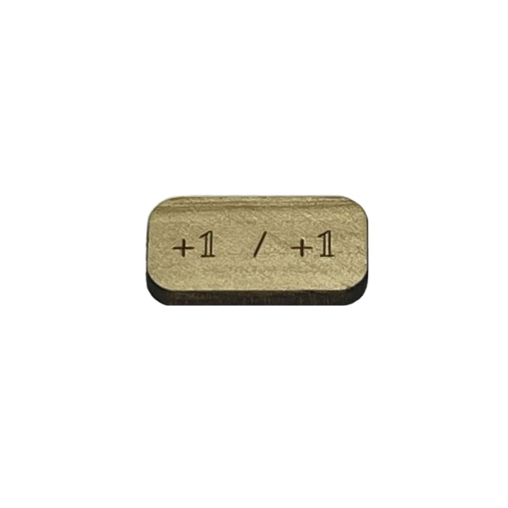 Wooden Magic the Gathering +1/+1 counters