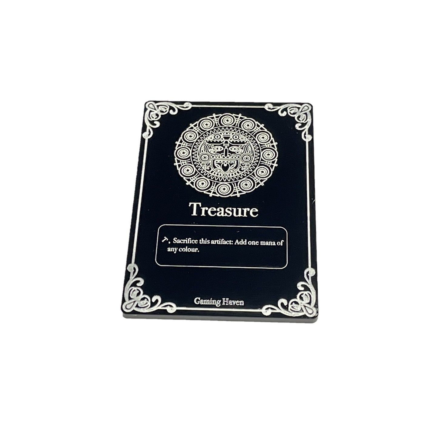Acrylic Magic the gathering Treasure token