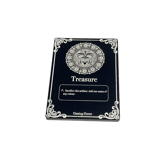 Acrylic Magic the gathering Treasure token