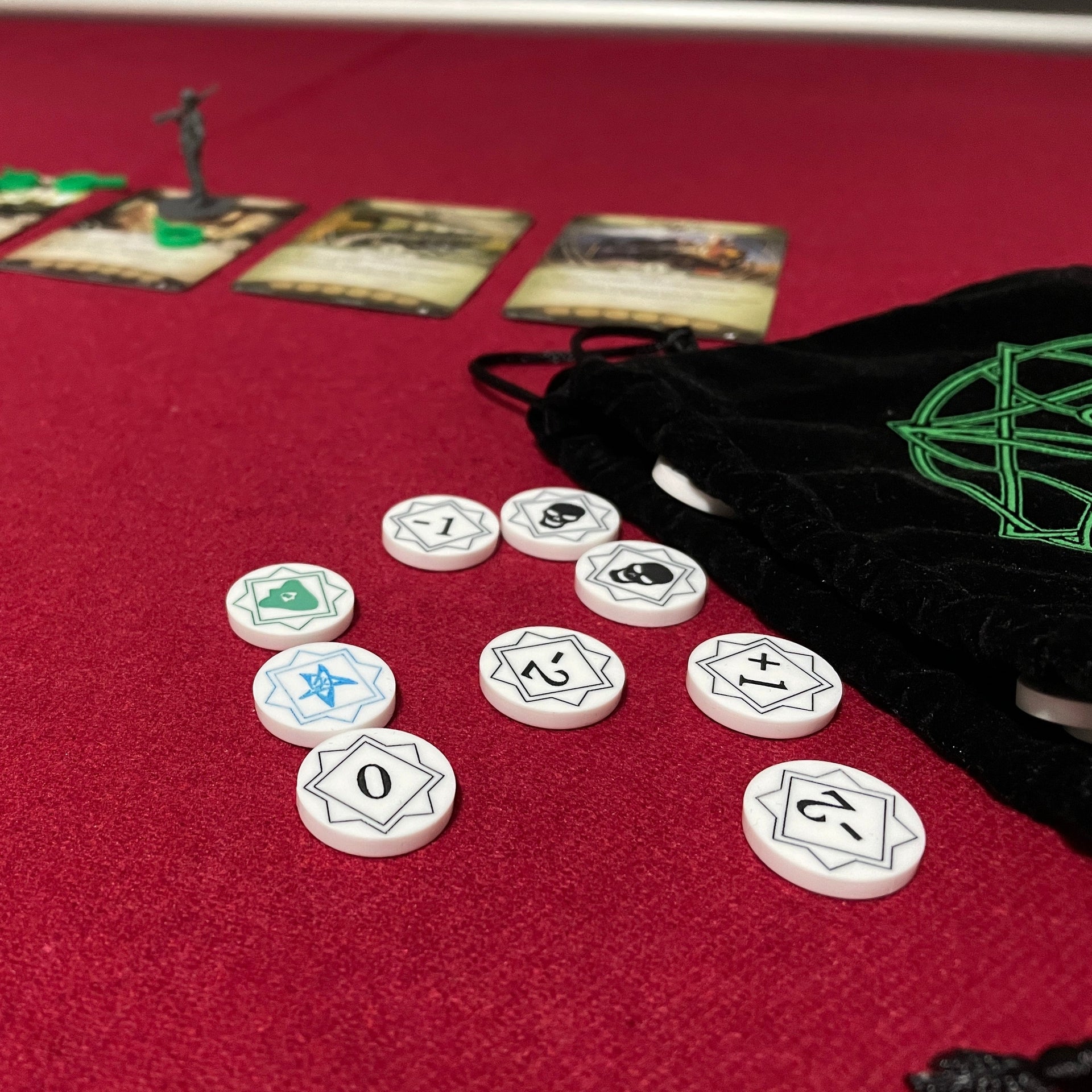 Arkham horror LCG acrylic chaos tokens – Gaming Haven