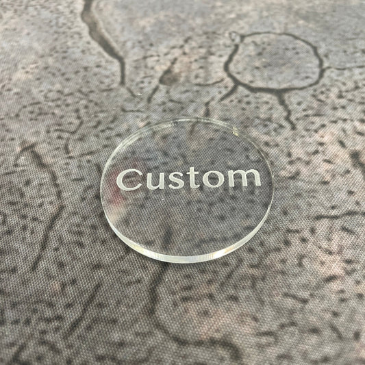 Custom wargaming objective markers