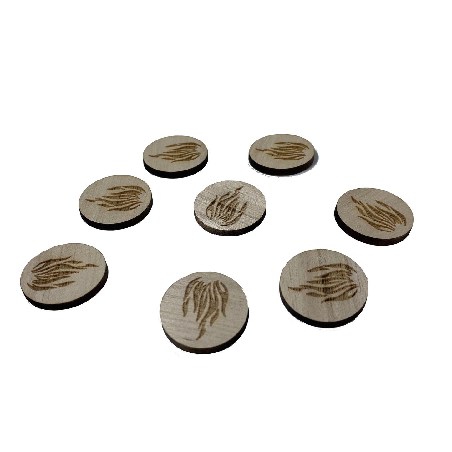 Cthulhu: Death May Die Wooden Fire tokens