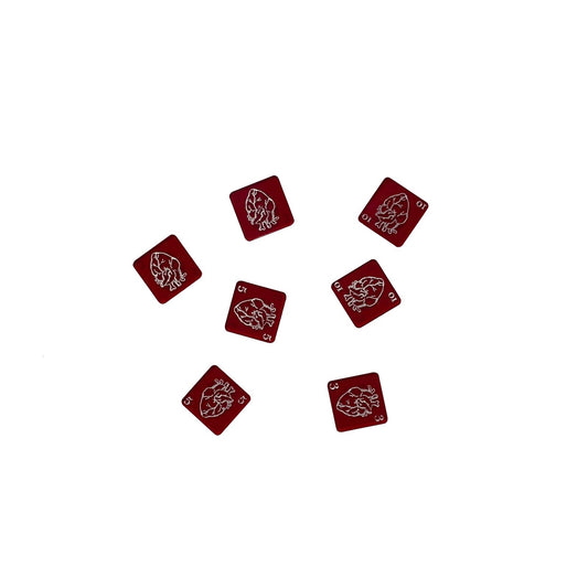Transparent acrylic Arkham Horror LCG health investigator pack - Board Games - Gaming Haven - Gaming Haven