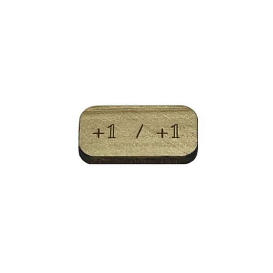 Wooden Magic the Gathering +1/+1 counters